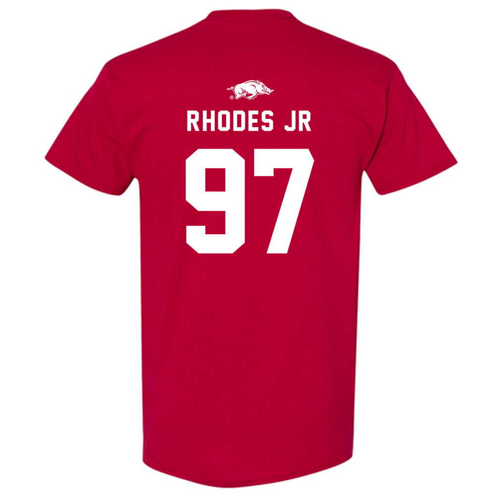 Arkansas - NCAA Football : Quincy Rhodes Jr - Replica Shersey T-Shirt-1