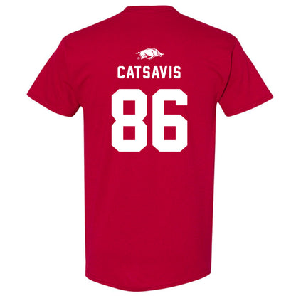 Arkansas - NCAA Football : Walker Catsavis - Replica Shersey T-Shirt