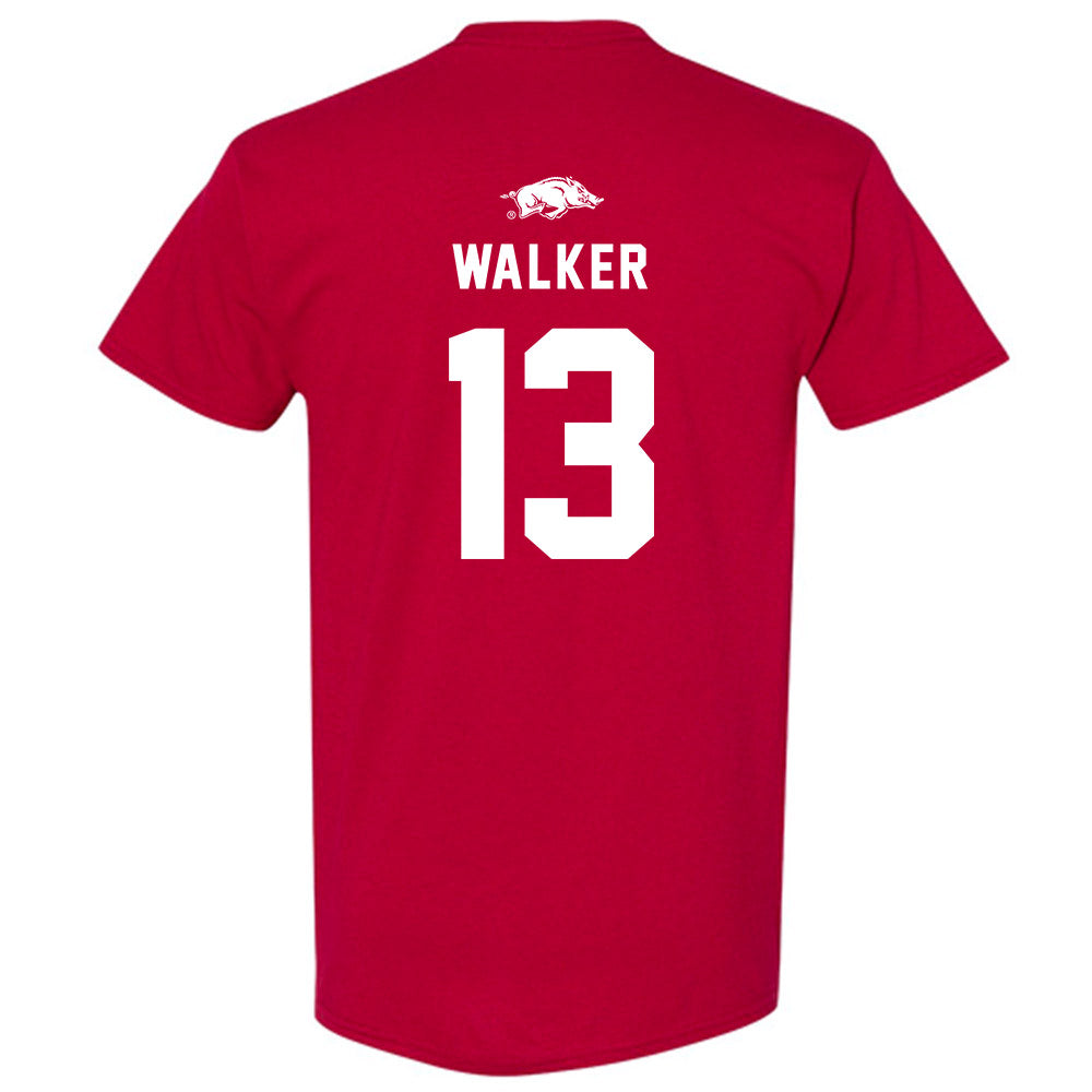 Arkansas - NCAA Football : Kani Walker - Replica Shersey T-Shirt-1