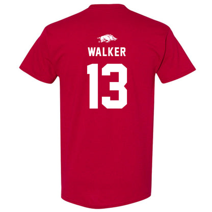 Arkansas - NCAA Football : Kani Walker - Replica Shersey T-Shirt-1