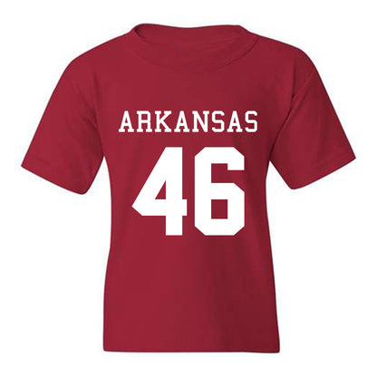 Arkansas - NCAA Football : Charlie von der Meden - Replica Shersey Youth T-Shirt