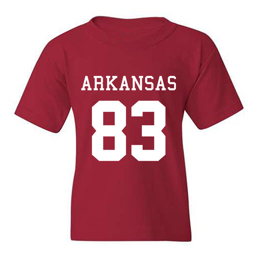 Arkansas - NCAA Football : Jaden Platt - Replica Shersey Youth T-Shirt-0