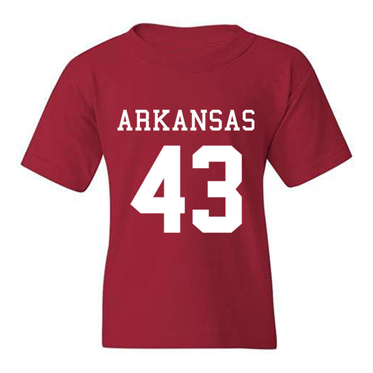 Arkansas - NCAA Football : Trent Sellers - Replica Shersey Youth T-Shirt-0