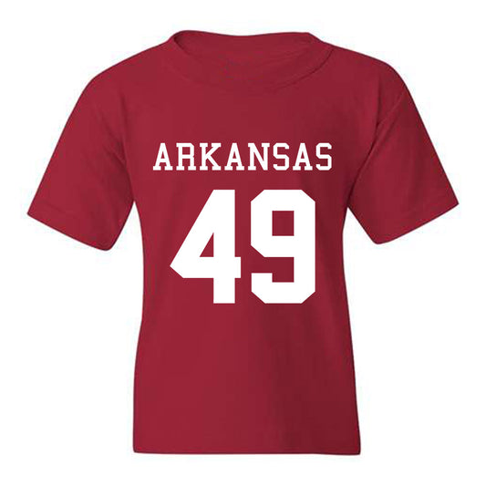 Arkansas - NCAA Football : Luke Johnston - Replica Shersey Youth T-Shirt