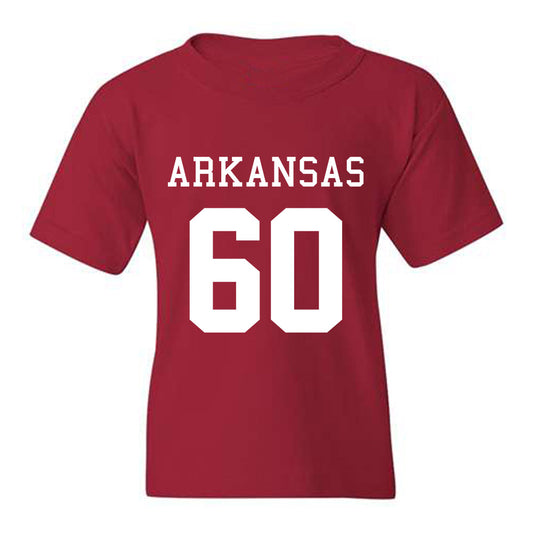 Arkansas - NCAA Football : Jonas Nantze - Replica Shersey Youth T-Shirt