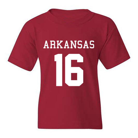 Arkansas - NCAA Football : Miguel Mitchell - Replica Shersey Youth T-Shirt-0