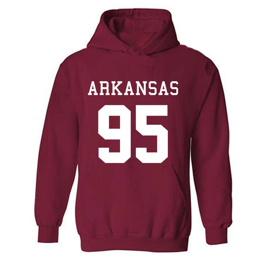 Arkansas - NCAA Football : Samuel Dubwig - Hooded Sweatshirt Replica Shersey