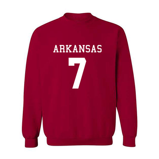 Arkansas - NCAA Football : Kenneth Jackson - Replica Shersey Crewneck Sweatshirt-0