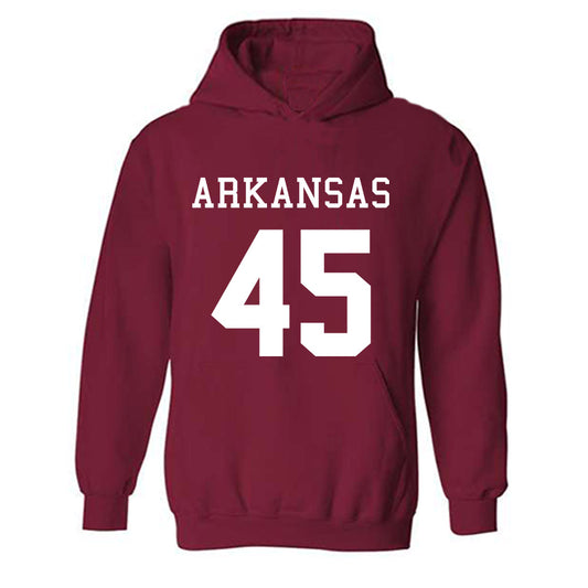 Arkansas - NCAA Football : Preston Davis - Replica Shersey Hooded Sweatshirt