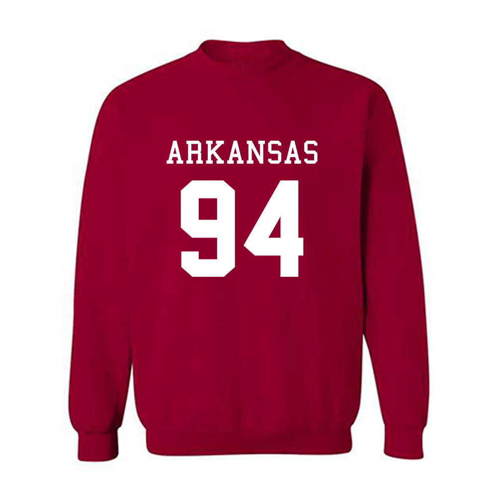 Arkansas - NCAA Football : Reginald Vaughn - Replica Shersey Crewneck Sweatshirt-0