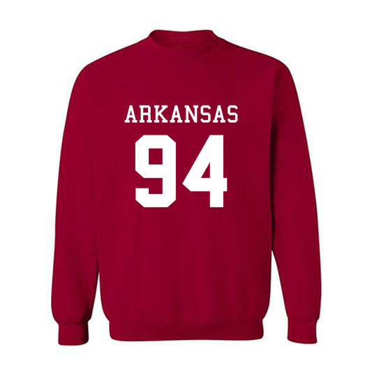 Arkansas - NCAA Football : Reginald Vaughn - Replica Shersey Crewneck Sweatshirt-0