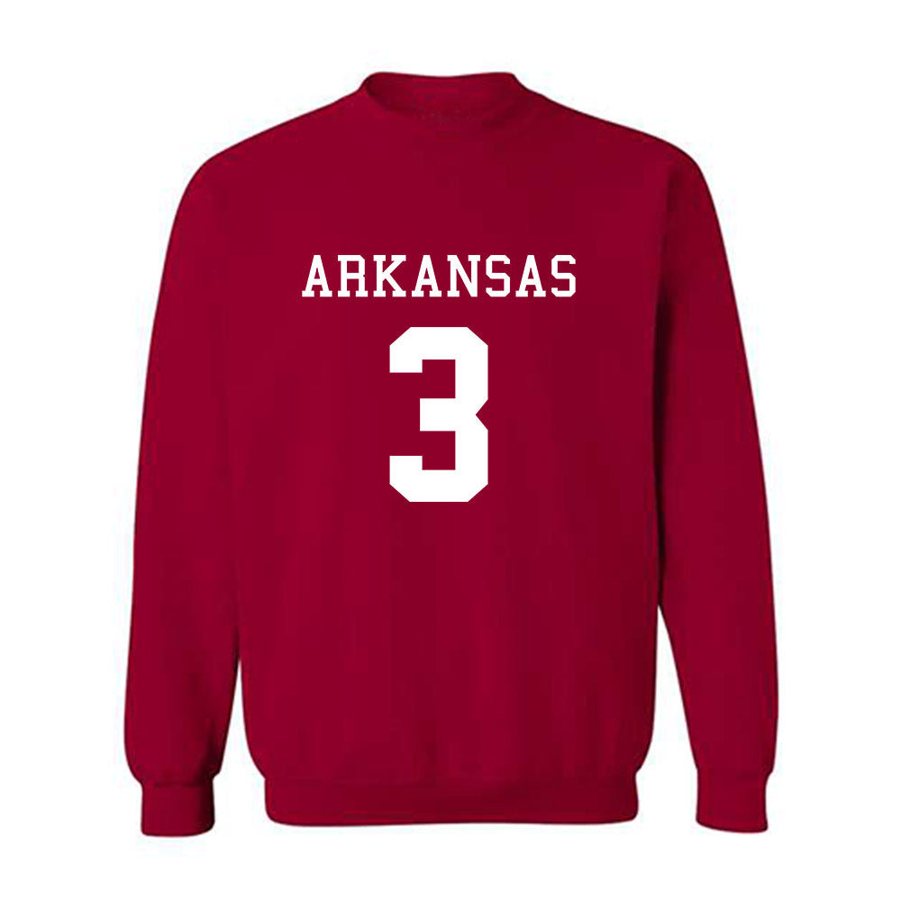 Arkansas - NCAA Football : Doneiko Slaughter - Replica Shersey Crewneck Sweatshirt