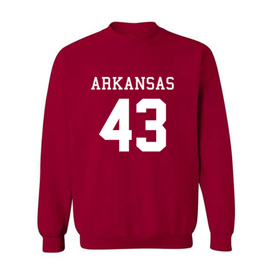 Arkansas - NCAA Football : Trent Sellers - Replica Shersey Crewneck Sweatshirt-0