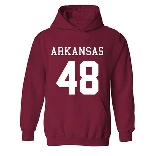 Arkansas - NCAA Football : Joseph Whitt Jr - Replica Shersey Hooded Sweatshirt