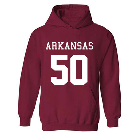 Arkansas - NCAA Football : Kobe Branham - Replica Shersey Hooded Sweatshirt