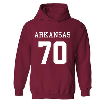 Arkansas - NCAA Football : Blake Cherry - Replica Shersey Hooded Sweatshirt-0