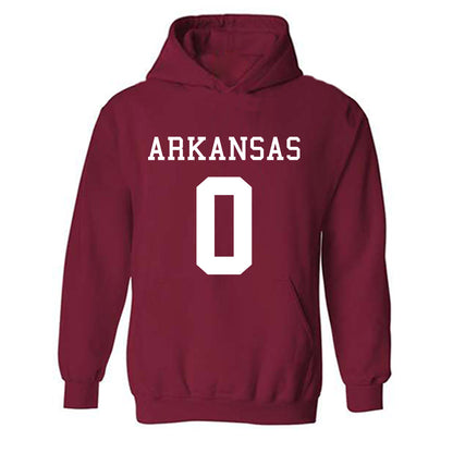 Arkansas - NCAA Football : Justus Boone - Replica Shersey Hooded Sweatshirt-0