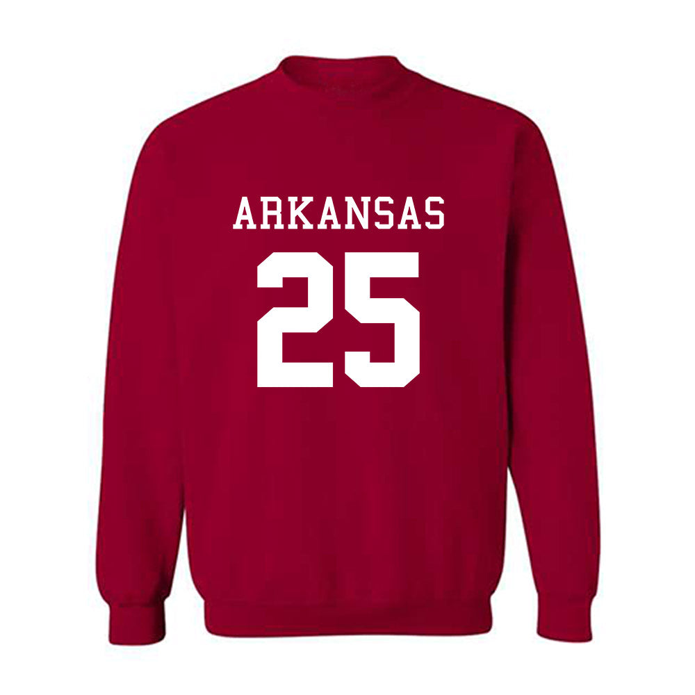 Arkansas - NCAA Football : Tavion Wallace - Replica Shersey Crewneck Sweatshirt-0