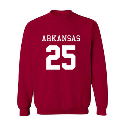Arkansas - NCAA Football : Tavion Wallace - Replica Shersey Crewneck Sweatshirt-0