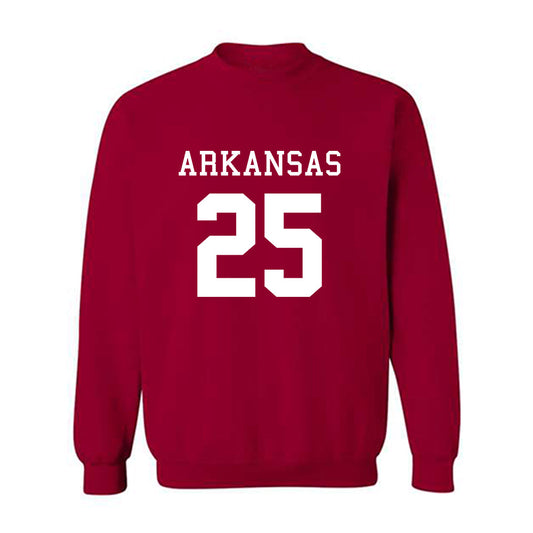Arkansas - NCAA Football : Tavion Wallace - Replica Shersey Crewneck Sweatshirt-0