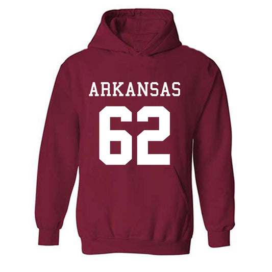 Arkansas - NCAA Football : Alex Johnson - Replica Shersey Hooded Sweatshirt