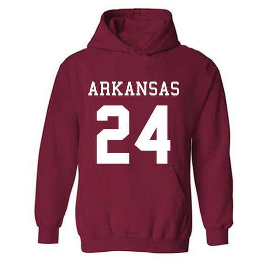 Arkansas - NCAA Football : Andrew Harris - Replica Shersey Hooded Sweatshirt-0