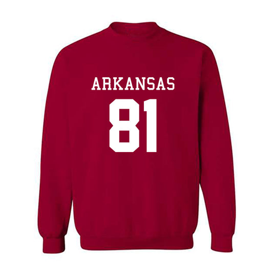 Arkansas - NCAA Football : Andreas Paaske - Replica Shersey Crewneck Sweatshirt