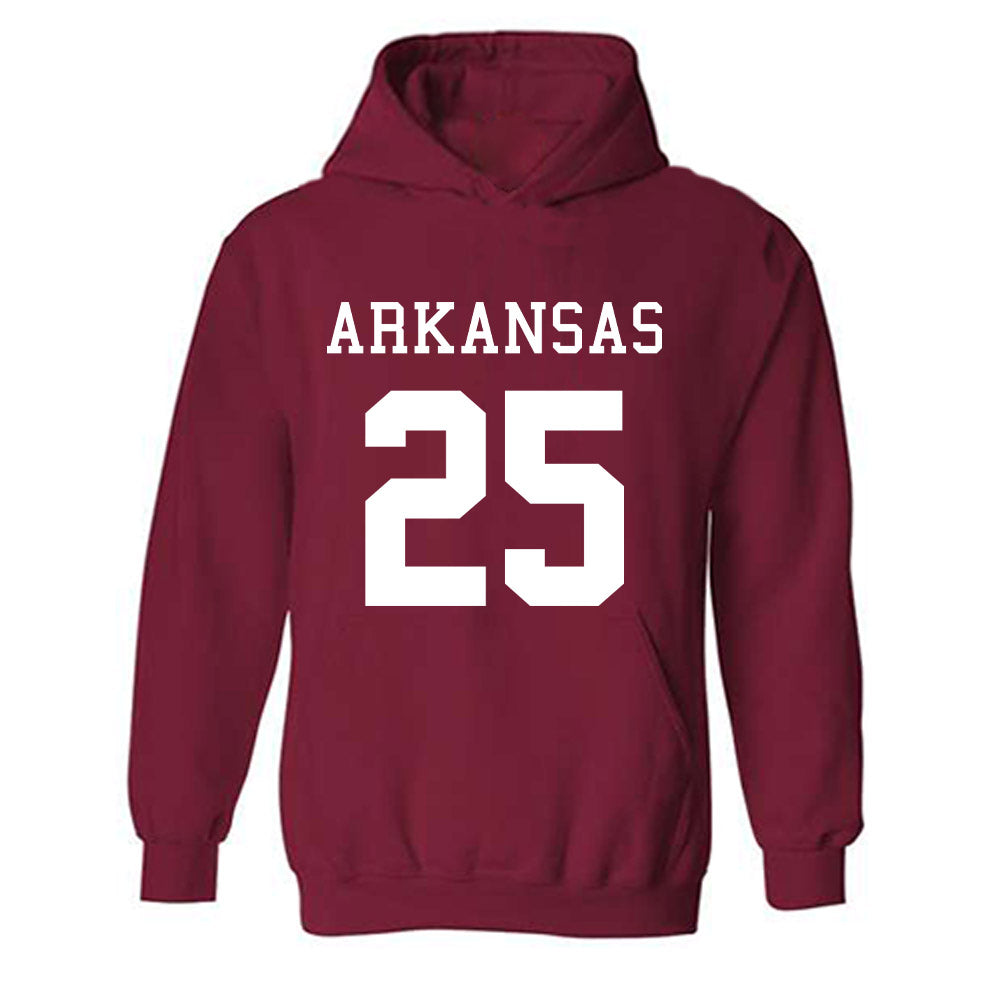 Arkansas - NCAA Football : Tavion Wallace - Replica Shersey Hooded Sweatshirt-0
