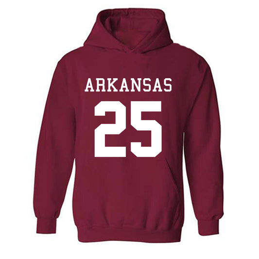 Arkansas - NCAA Football : Tavion Wallace - Replica Shersey Hooded Sweatshirt-0