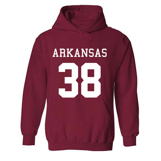 Arkansas - NCAA Football : Anton Pierce - Replica Shersey Hooded Sweatshirt