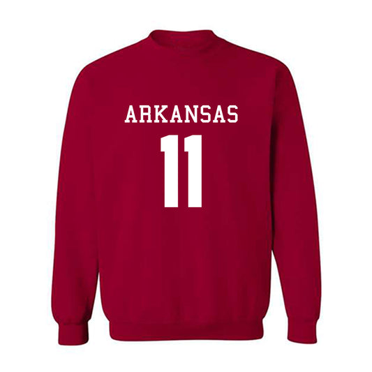 Arkansas - NCAA Football : Ken Talley - Replica Shersey Crewneck Sweatshirt-0