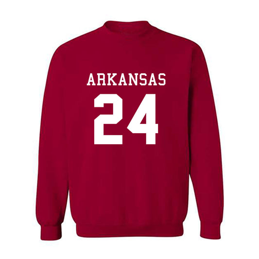 Arkansas - NCAA Football : Andrew Harris - Replica Shersey Crewneck Sweatshirt-0
