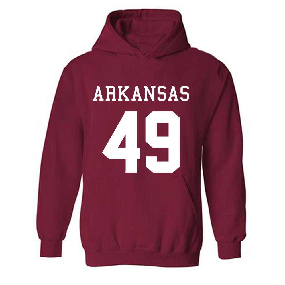 Arkansas - NCAA Football : John Paul Pickens - Hooded Sweatshirt Replica Shersey