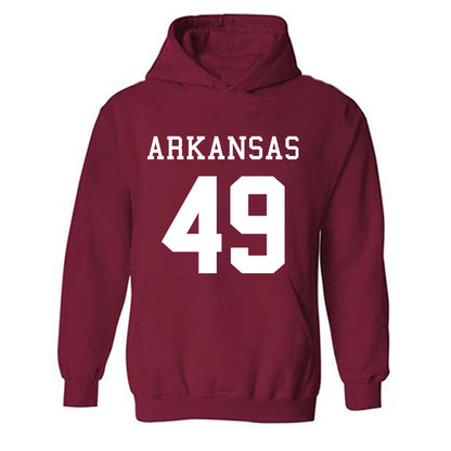 Arkansas - NCAA Football : John Paul Pickens - Hooded Sweatshirt Replica Shersey