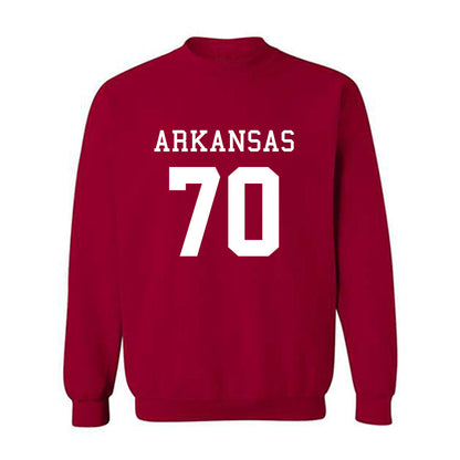 Arkansas - NCAA Football : Blake Cherry - Replica Shersey Crewneck Sweatshirt-0