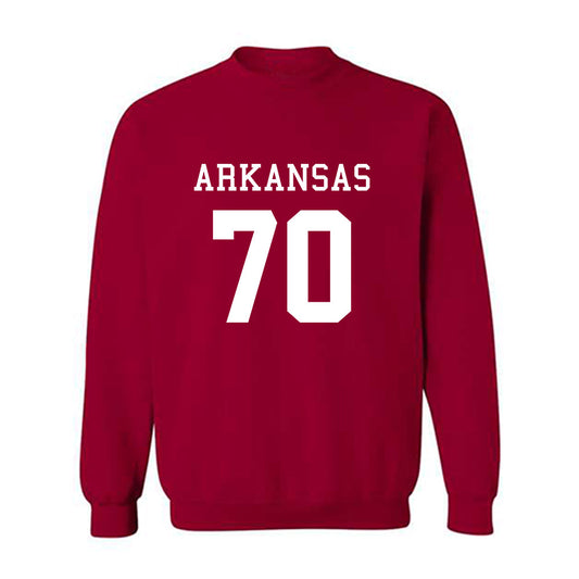 Arkansas - NCAA Football : Blake Cherry - Replica Shersey Crewneck Sweatshirt-0