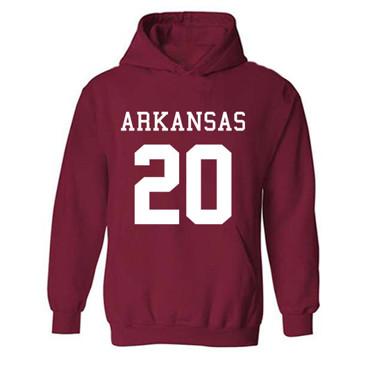 Arkansas - NCAA Football : AJ Green - Replica Shersey Hooded Sweatshirt-0