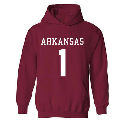 Arkansas - NCAA Football : Phillip Lee - Replica Shersey Hooded Sweatshirt-0
