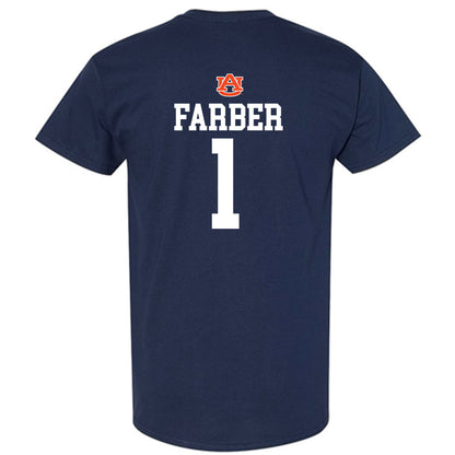 Auburn - NCAA Baseball : Ryne Farber - Replica Shersey T-Shirt-1