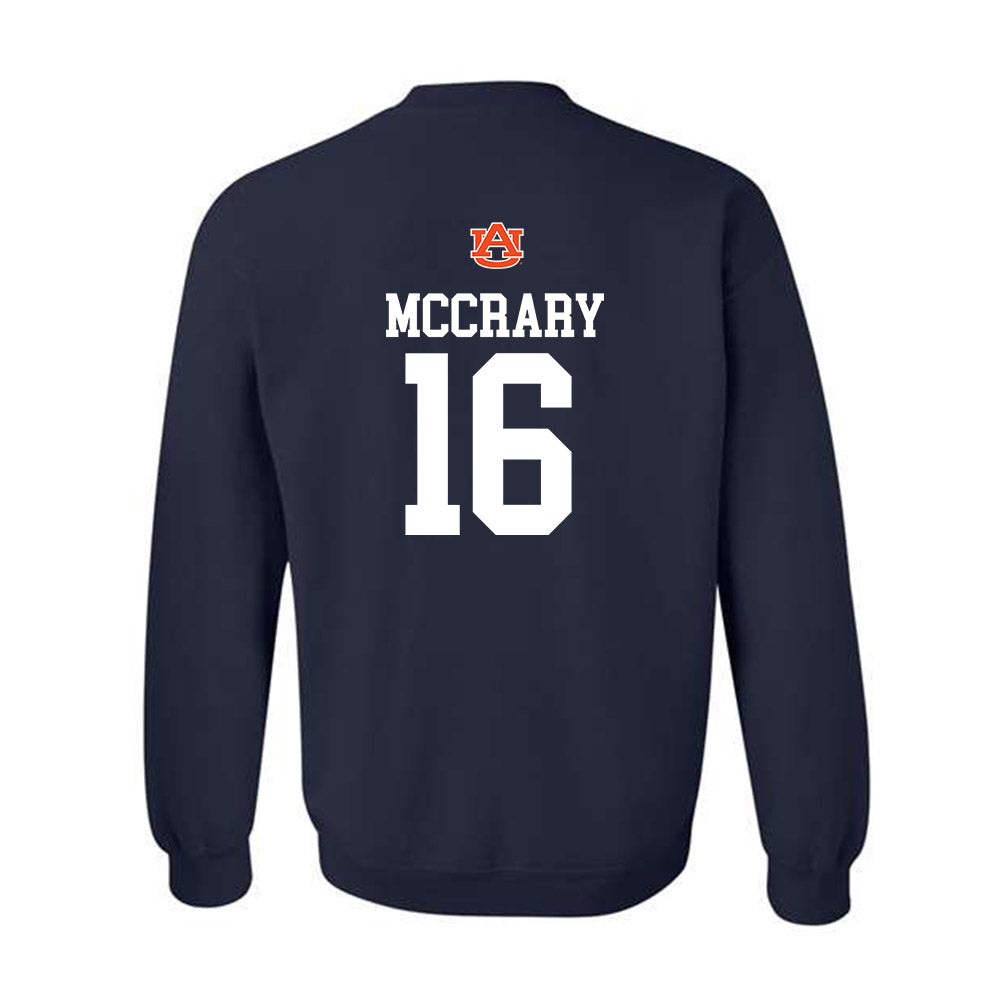 Auburn - NCAA Softball : KK McCrary - Replica Shersey Crewneck Sweatshirt