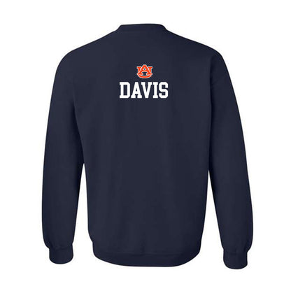 Auburn - NCAA Men's Swimming & Diving : Grant Davis - Replica Shersey Crewneck Sweatshirt