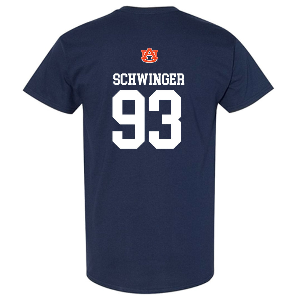 Auburn - NCAA Football : Charles Schwinger - Replica Shersey T-Shirt-1