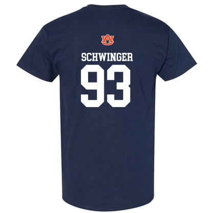 Auburn - NCAA Football : Charles Schwinger - Replica Shersey T-Shirt-1