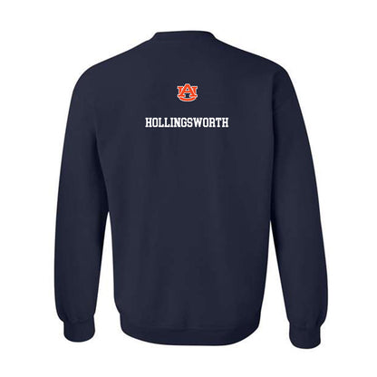 Auburn - NCAA Women's Gymnastics : Olivia Hollingsworth - Replica Shersey Crewneck Sweatshirt-1