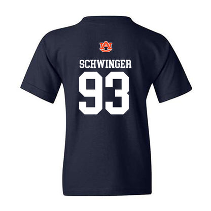 Auburn - NCAA Football : Charles Schwinger - Replica Shersey Youth T-Shirt-1
