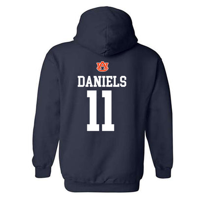 Auburn - NCAA Women's Basketball : Syriah Daniels - Replica Shersey Hooded Sweatshirt