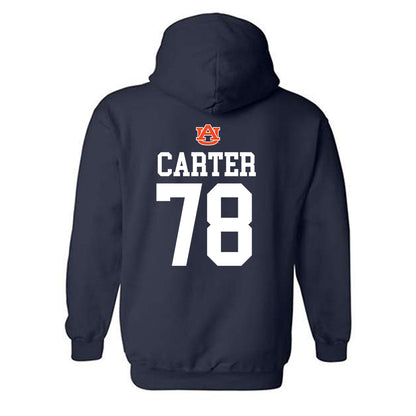 Auburn - NCAA Football : DeAndre Carter - Replica Shersey Hooded Sweatshirt