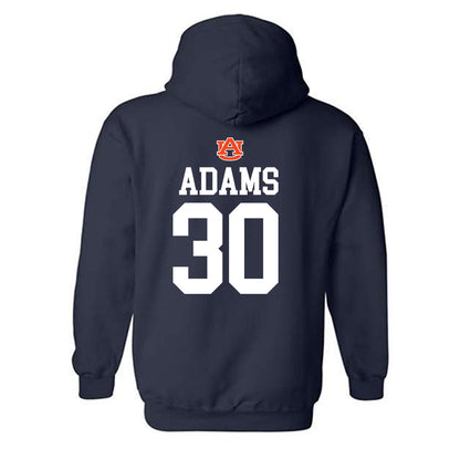 Auburn - NCAA Softball : Jolie Adams - Replica Shersey Hooded Sweatshirt-1