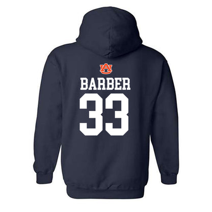 Auburn - NCAA Football : D'Angelo Barber - Replica Shersey Hooded Sweatshirt