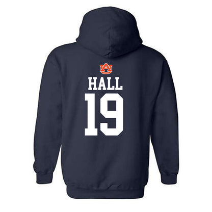 Auburn - NCAA Baseball : Christian Hall - Replica Shersey Hooded Sweatshirt